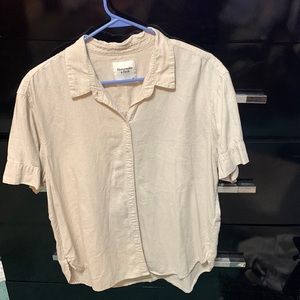 Abercrombie and Fitch linen button down